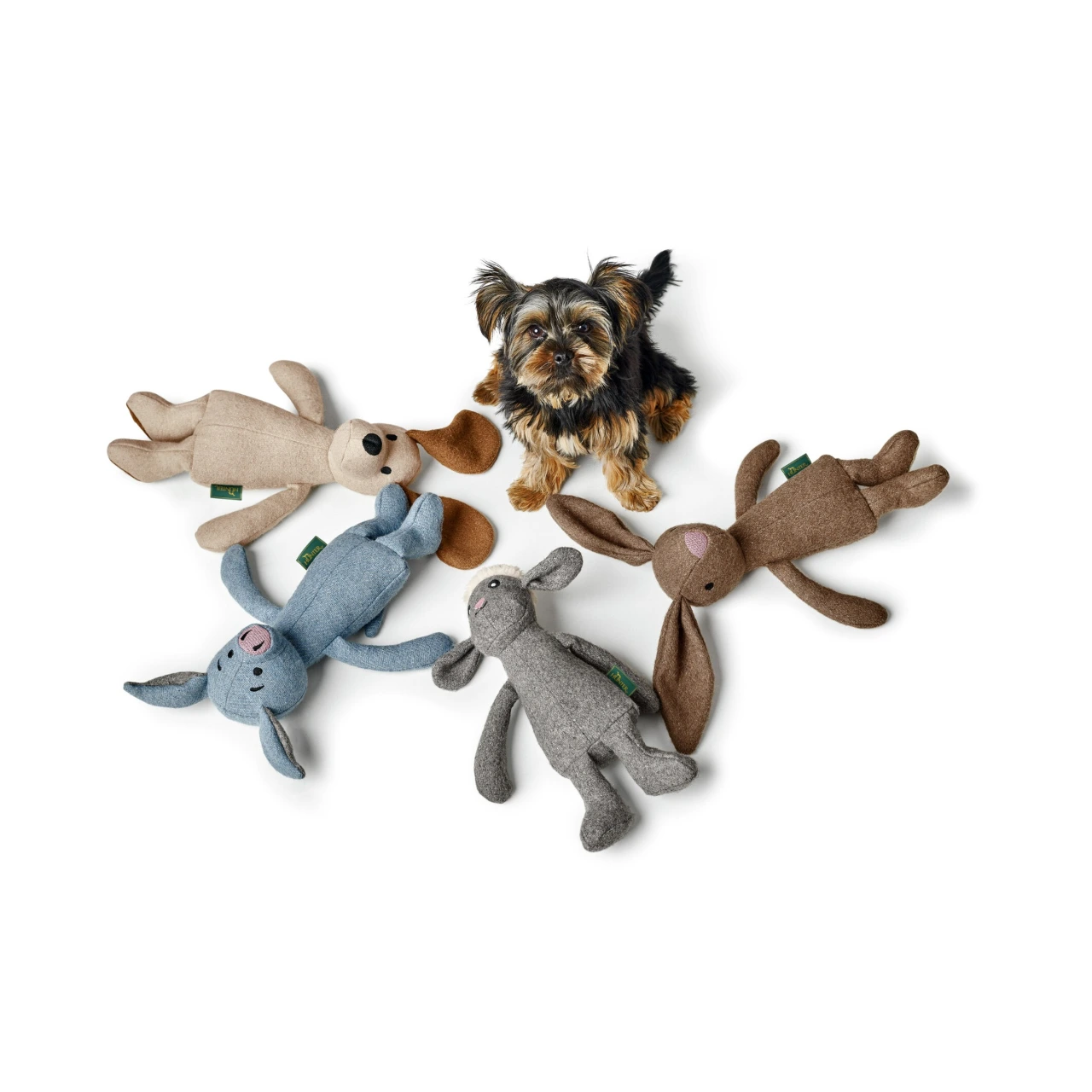 Hunter Marle Gris hundebamse uden squeaker 35 cm